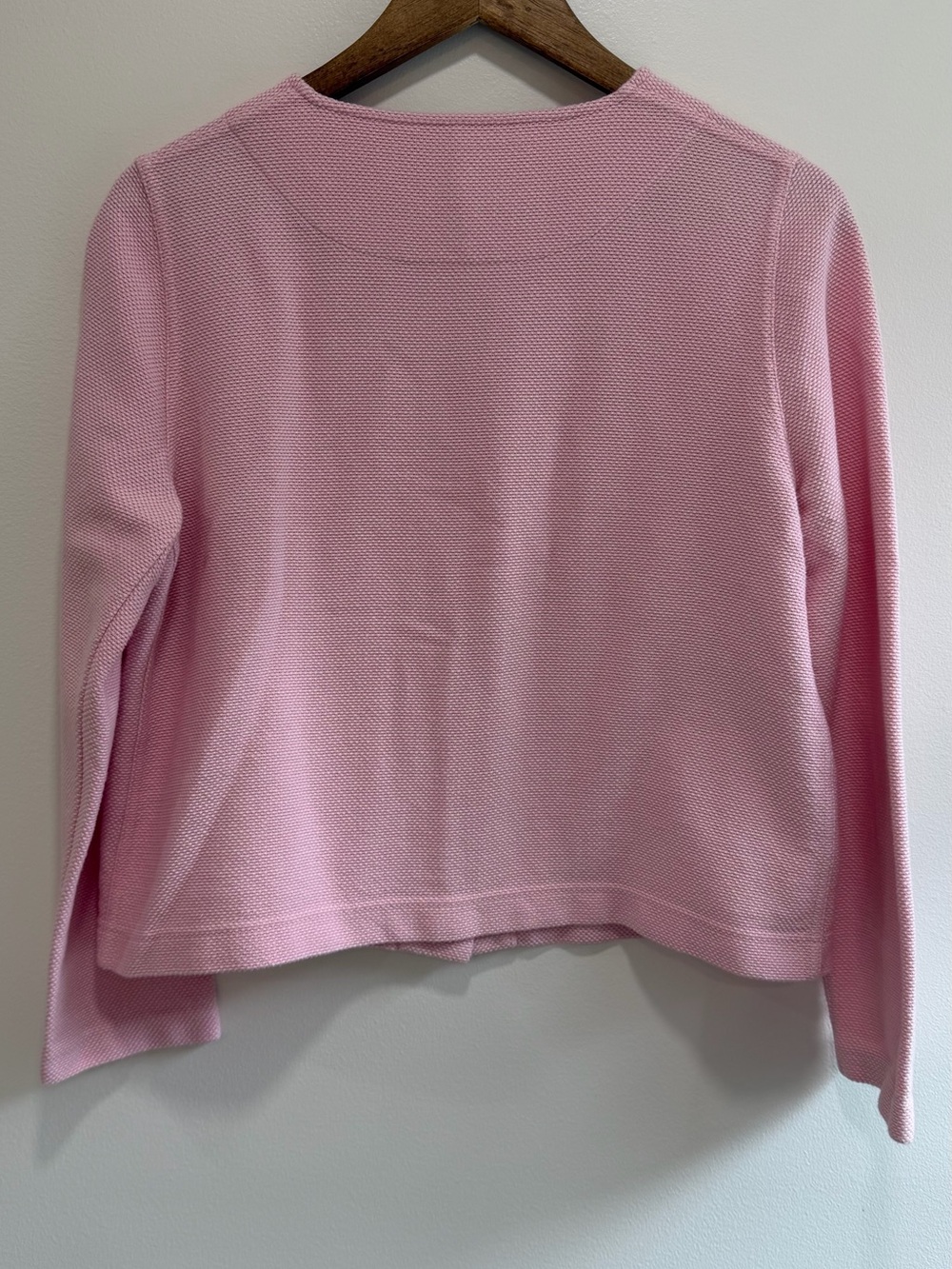 Bruno Manetti Four-Pocket Textured Jacket Pink Cotton Preppy Classic Large/ 44 - Picture 3 of 6
